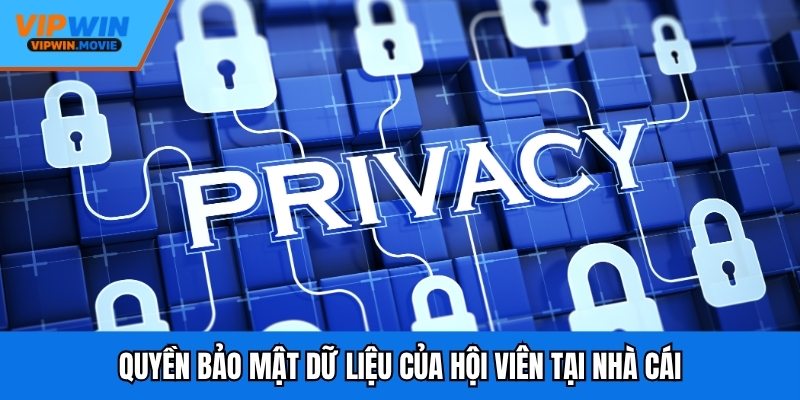 Quyền bảo mật dữ liệu của hội viên tại nhà cái
